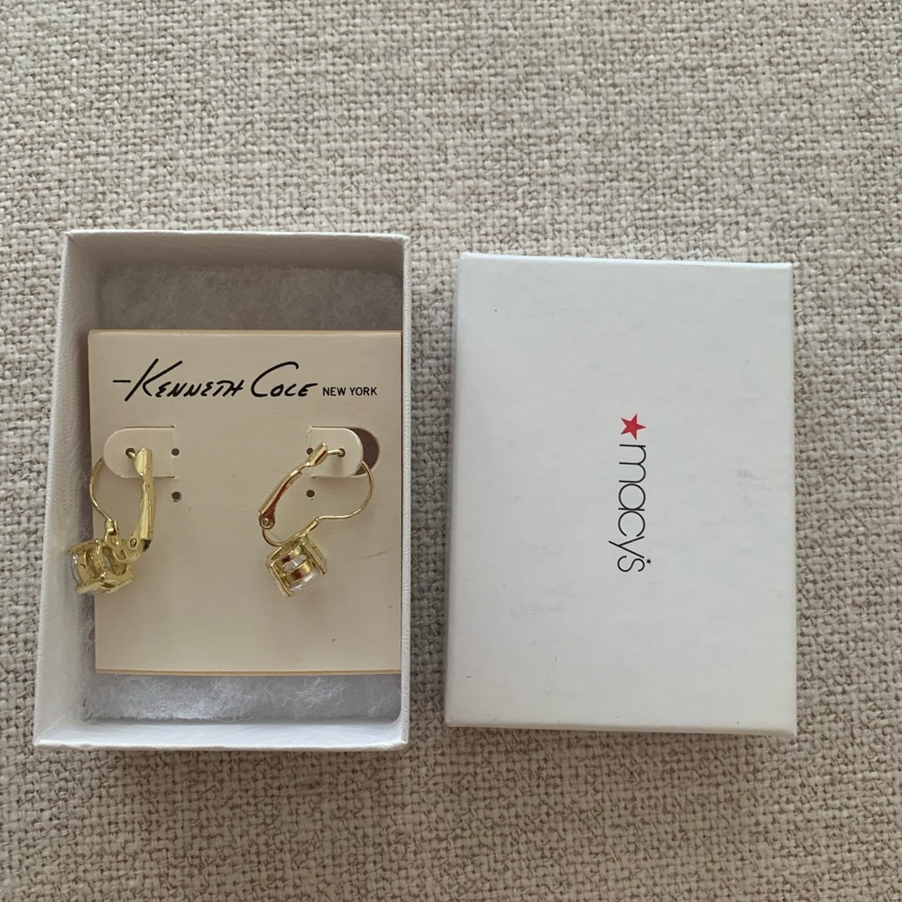 NWT Kenneth Cole Cubic Zirconia Earrings